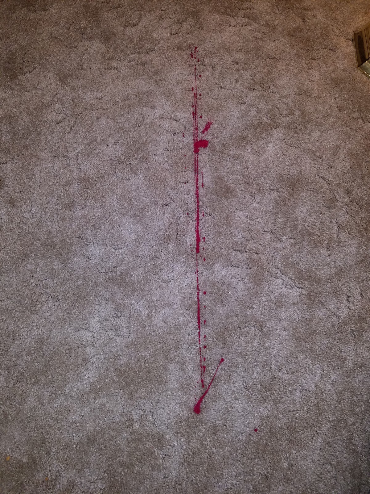 Yelena's Nest Nail Polish on Carpet!!!