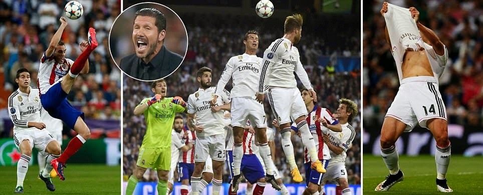 Tinha de ser Chicharito; Real consegue finalmente superar o Atlético; Ronaldo criou, Hernandez finalizou; Oblak voltou a ser um muro; Merengues foram melhores mas a expulsão de Arda ajudou Tinha de ser Chicharito; Real consegue finalmente superar o Atlético; Ronaldo criou, Hernandez finalizou; Oblak voltou a ser um muro; Merengues foram melhores mas a expulsão de Arda ajudou