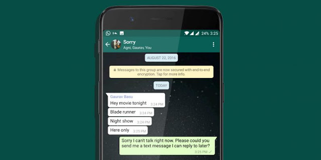 اجعل الواتساب يجيب على جميع رسائلك أثناء غيابك من خلال هذه التطبيقات اجعل الواتساب يجيب على جميع رسائلك أثناء غيابك من خلال هذه التطبيقات