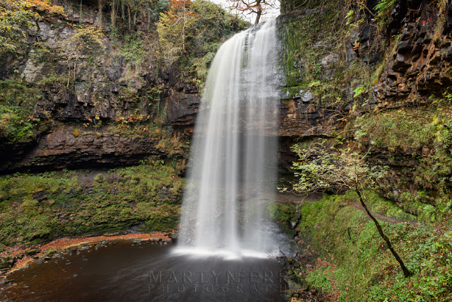 Brecon Beacons Henrhyd Falls in full flow by Martyn Ferry Photography