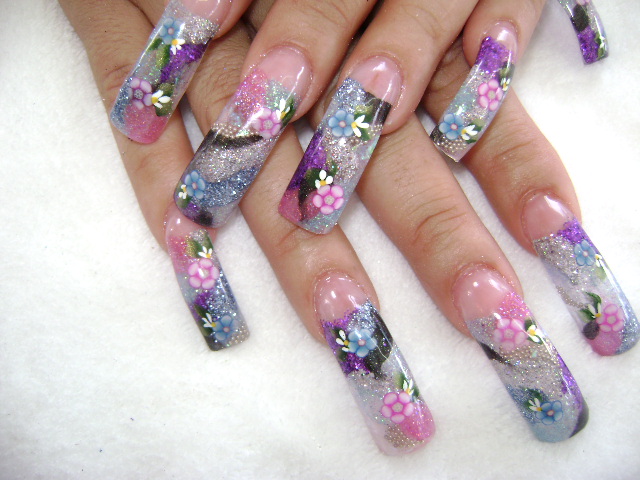 Nail Art Ideas glitter nails