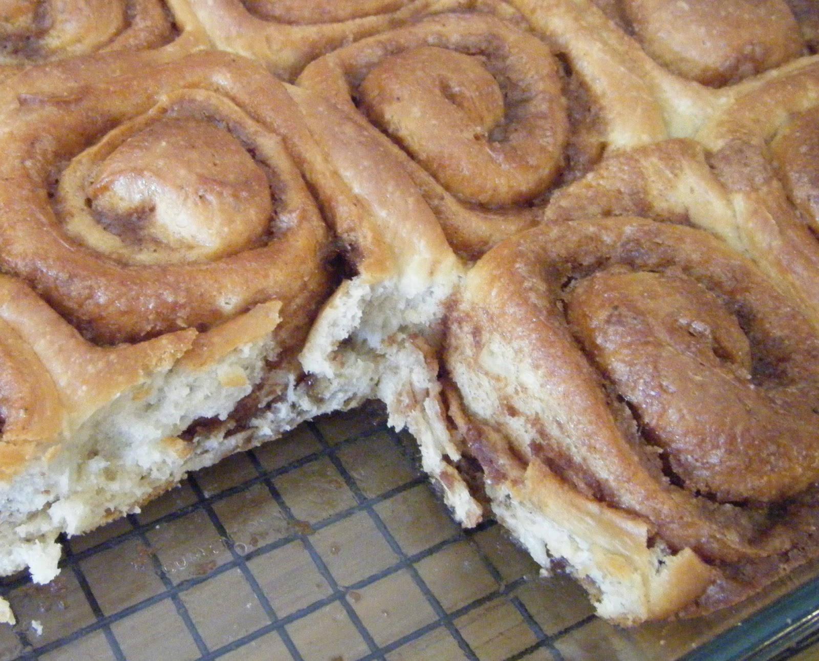 west side baker ABC Glazed Cinnamon Rolls