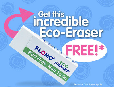 Free Eco Eraser from FLOMO on Facebook