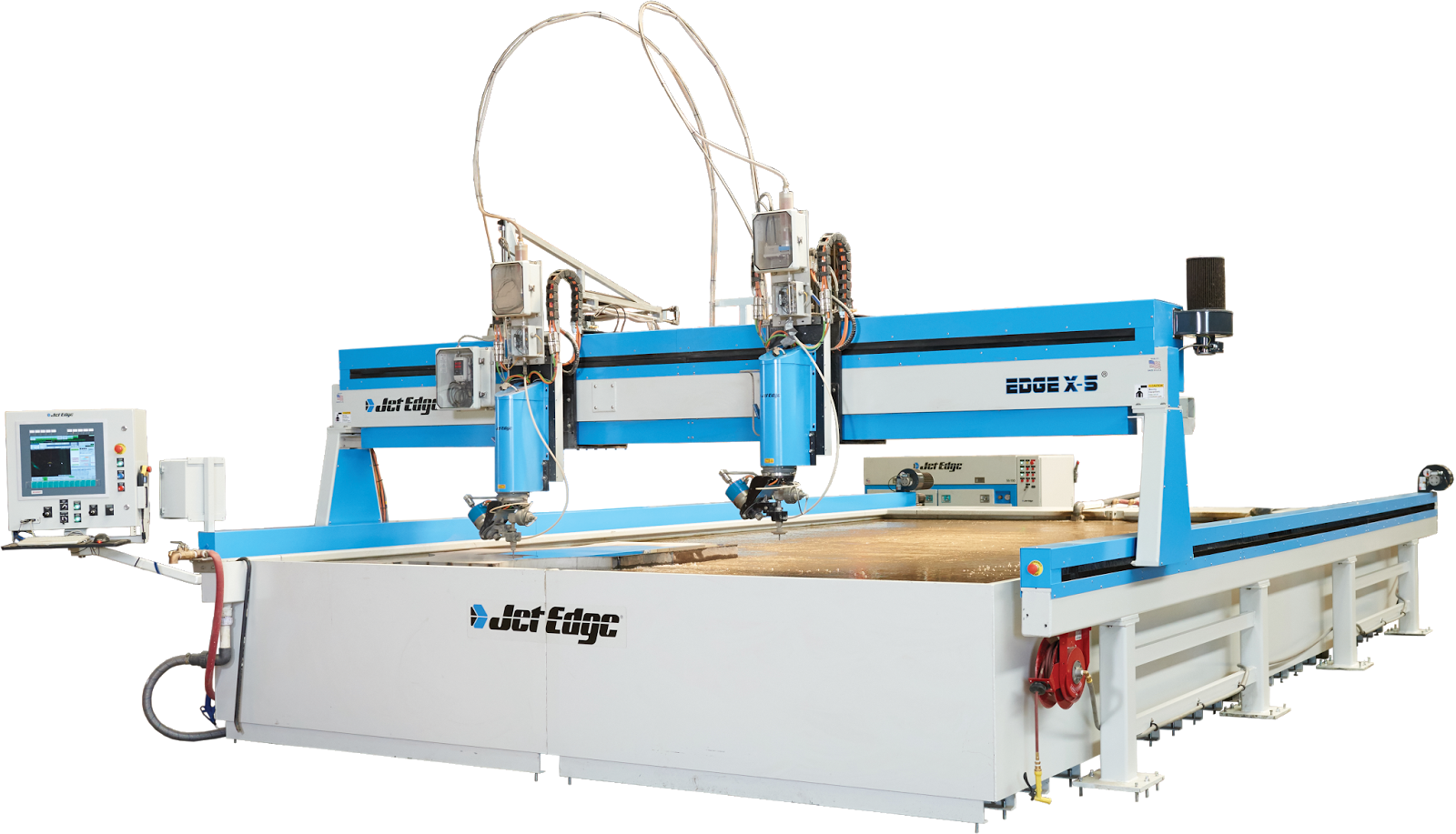 Water Jet Machines by Jet Edge Waterjet Cutting Bevels for Weld