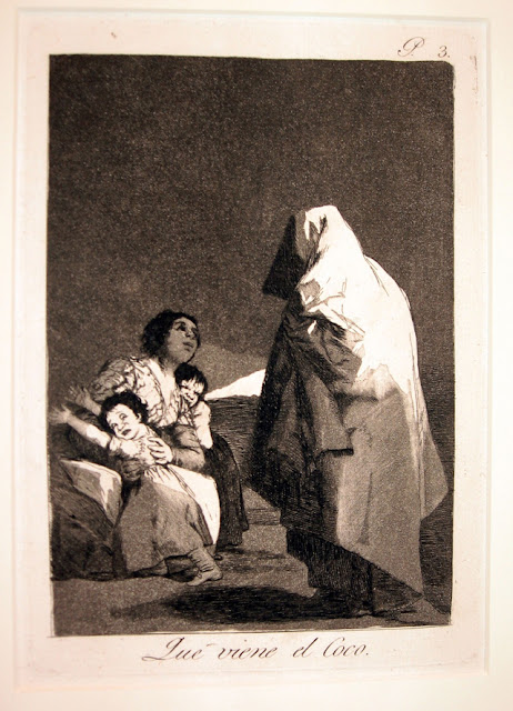 Que viene el Coco.Francisco de Goya.