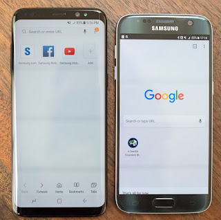 Samsung Galaxy 7 and 8