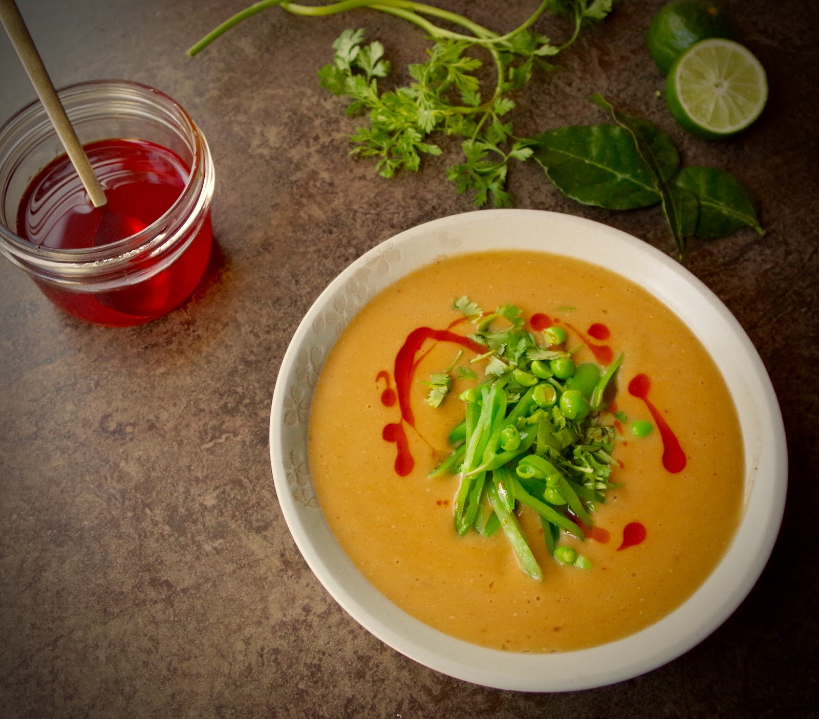 Ottolenghi's Thai Red Lentil Soup with Aromatic Chile Oil