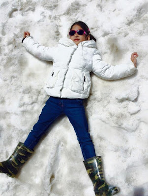 Munni aka harshali enjoying vacation in snow