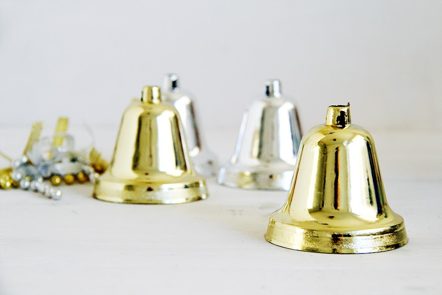 Campanas de Navidad DIY
