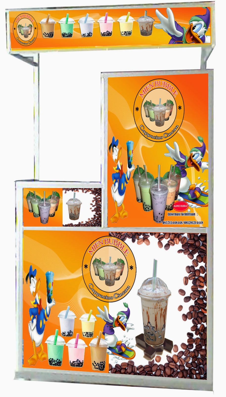 Gerobak Es Cincau Paling Inspiratif Gambar Gerobak Es Cappucino