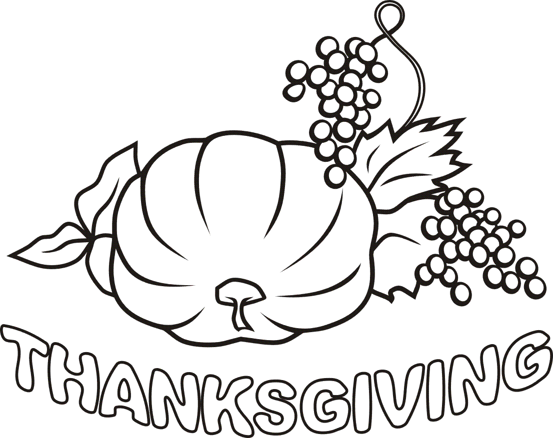 images printable coloring pages for thanksgiving - photo #2
