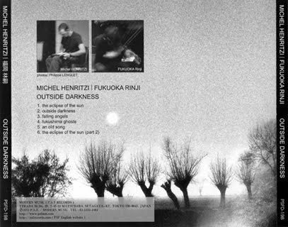 Michel Henritzi / Fukuoka Rinji - cd Outside darkness (portraits)