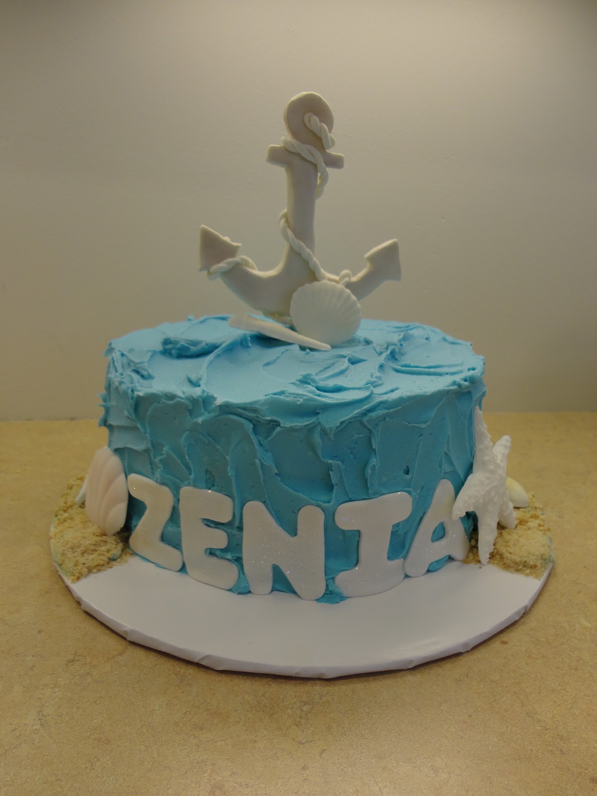 Anchor Cake / Nautical Cake