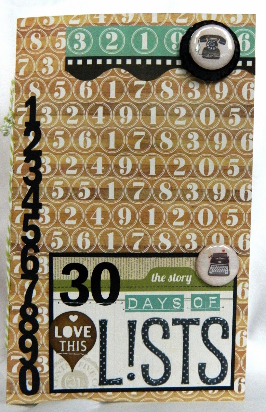 Daybook Tutorial 30 Days of Lists EarthyScrap