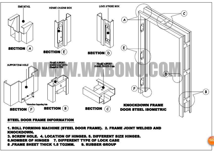 Machinerybono Steel Door Frame Forming Machine Wuxi Bono