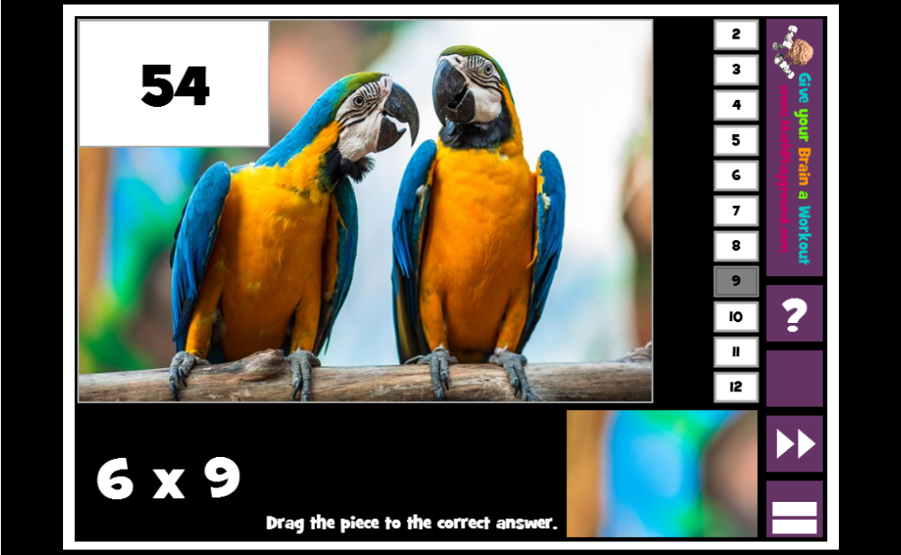 Puzzle Pics Multiplication | Kids Learning Games