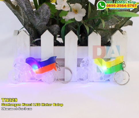 Gantungan Kunci LED Motor Balap