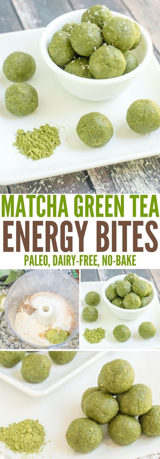 MATCHA GREEN TEA ENERGY BITES Aimer La Cuisine