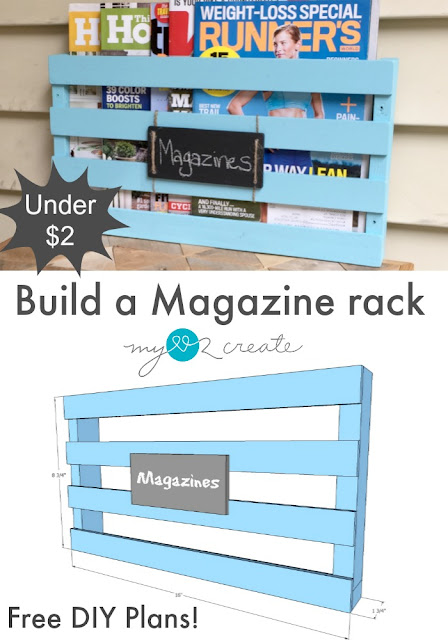 Free Plans for How to build a Magazine rack, I need several of these!!