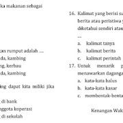 Kumpulan Soal Pelajaran 8 Contoh Soal Calistung Kelas 3