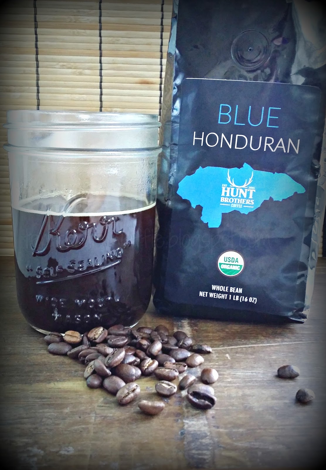Temporary Waffle Hunt Brothers Blue Honduran Coffee Beans