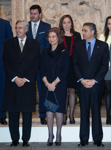 Queen Sofia of Spain attends the opening concert of the "Chamber Music in the World Heritage Cities" (Spanish: Musica De Camara En Las Ciudades Patrimonio De La Humanidad) at Ávila Cathedral
