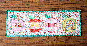 Apple Farm Table Runner and Patchwork Pillow by Heidi Staples of Fabric Mutt