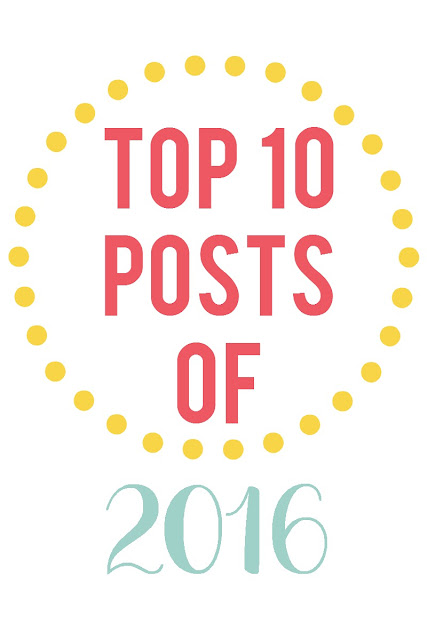 Find out what my top 10 most popular posts were for 2016!  You might be surprised what #1 is.