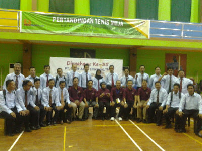 Pelatihan dan Penataran Wasit Tenis Meja Tingkat Provinsi Sumatra Selatan