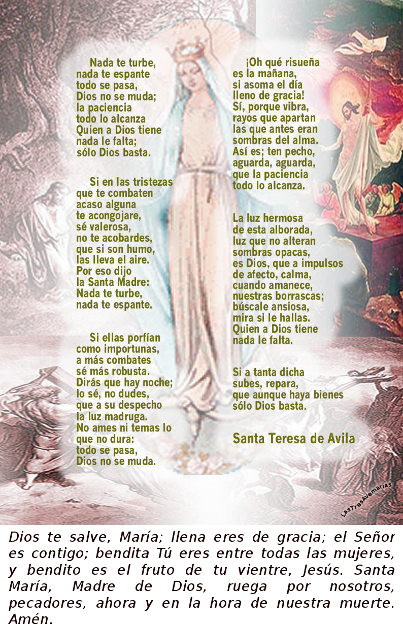 Divina Misericordia nada te turbe