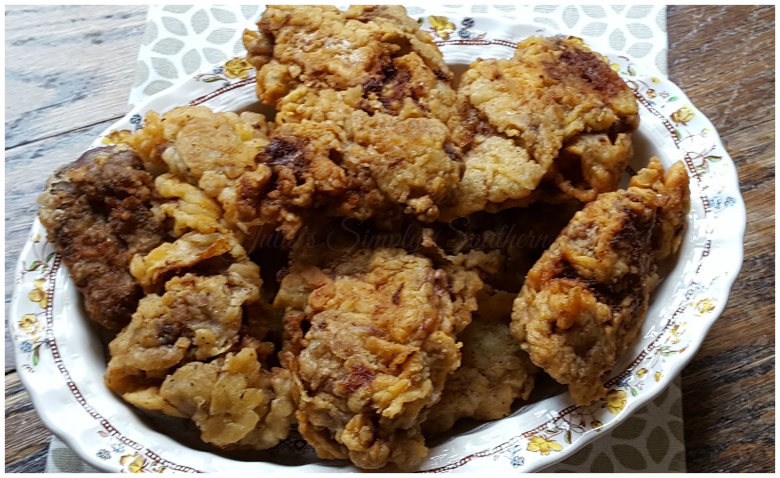 Southern Fried Chicken Livers - Julias Simply Southern