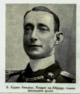 Ludwig Amadeus, Duke of the Abruzzis, Commander in Chief of the Italian Fleet