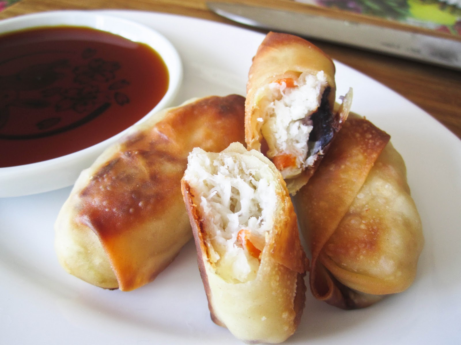 Savory And Savage Mini crab egg rolls
