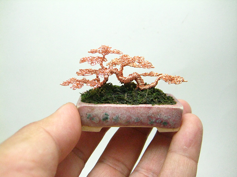 Miniature Wire Bonsai Trees by Ken To - The Beading Gem's Journal