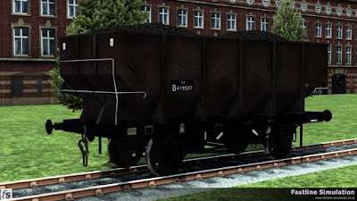 Fastline Simulation: This dia. 1/146 unfitted 21t coal Hopper had just been marked as 21T and at some point in the past saw some grey paint which is just managing to survive here and there.