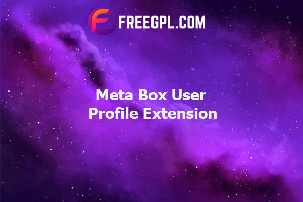 Meta Box User Profile Extension Nulled Download Free
