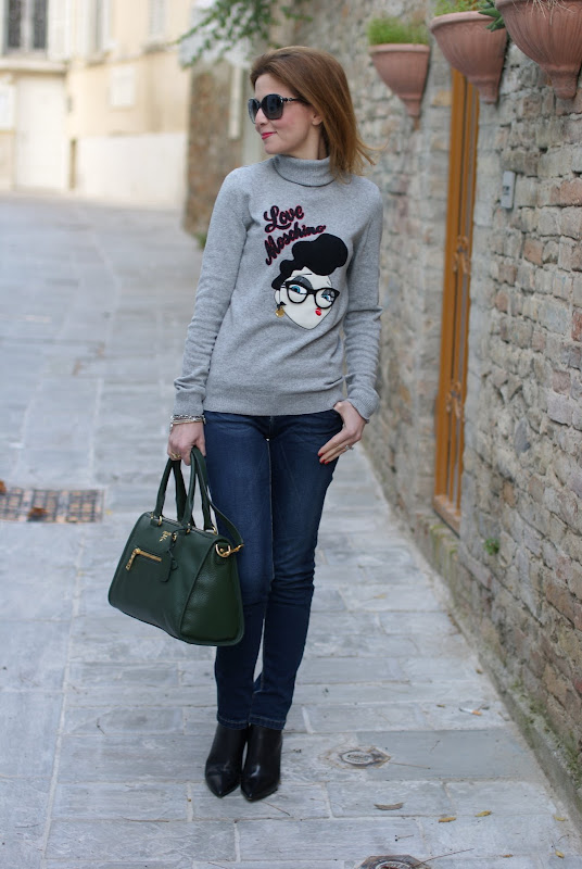 Caro Oversized Knit Sweater / Taupe - Hello My Love