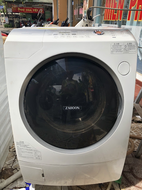 Máy giặt sấy Toshiba TW-Q900, máy giặt nội địa Nhật