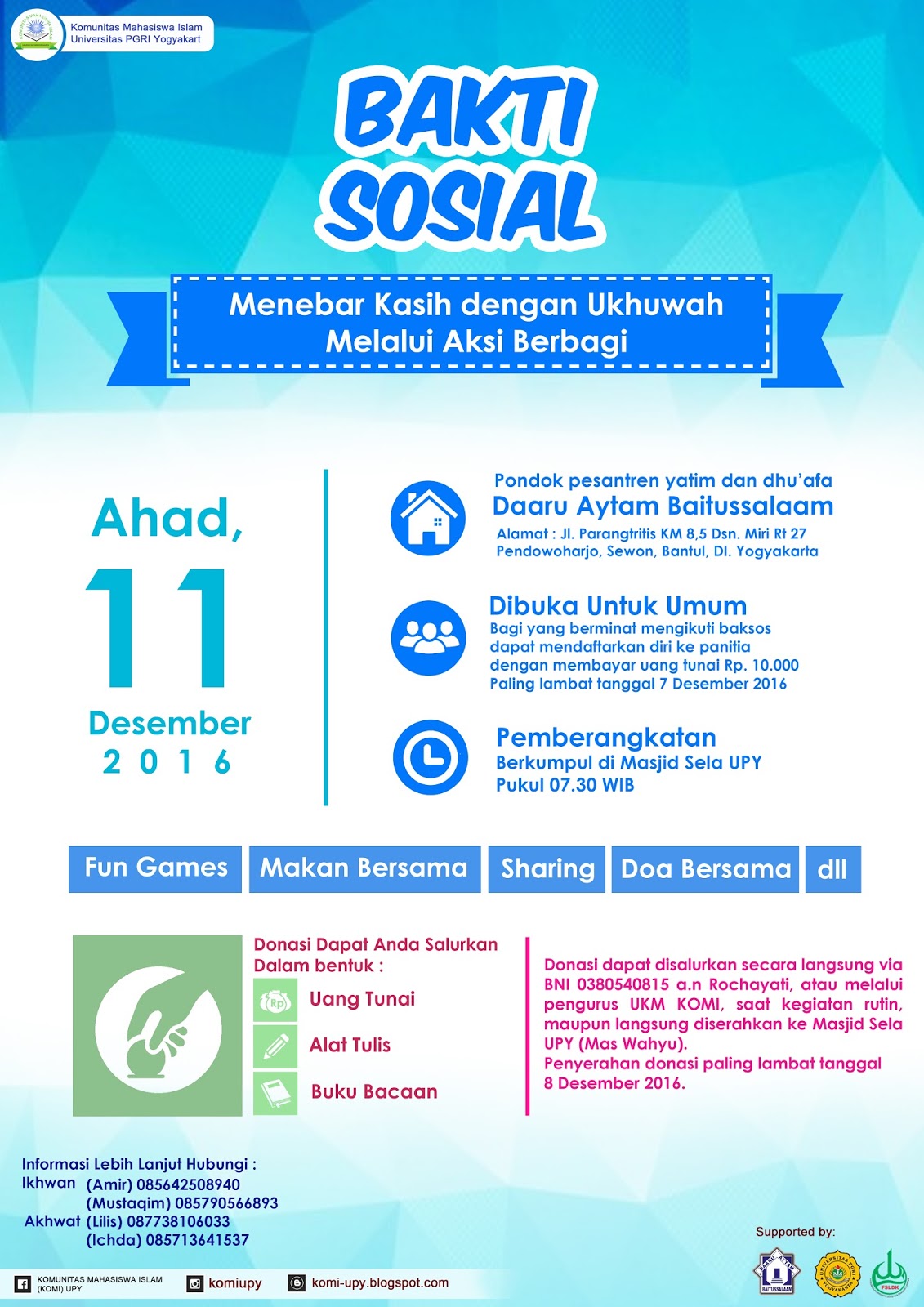 Contoh Pamflet Bakti Sosial Aneka Macam Contoh