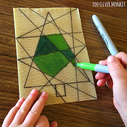 christmas stained easy glass faux projects perfect simple children activities classroom tree trees youclevermonkey crafts holiday fun youngest drew wish