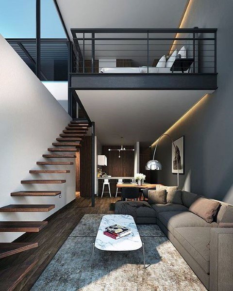 67 Modern Loft Design Ideas' title=