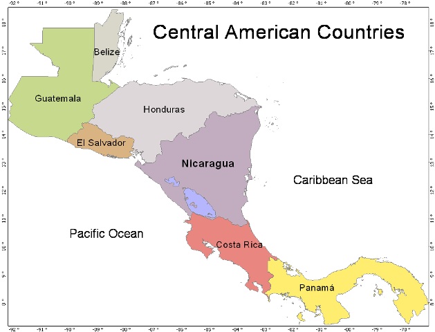 List Of Central American Countries