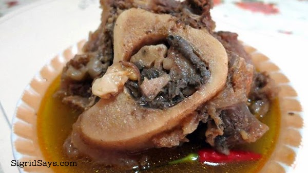 Pinoy foods in Bacolod restaurants - Sharyn's Cansi