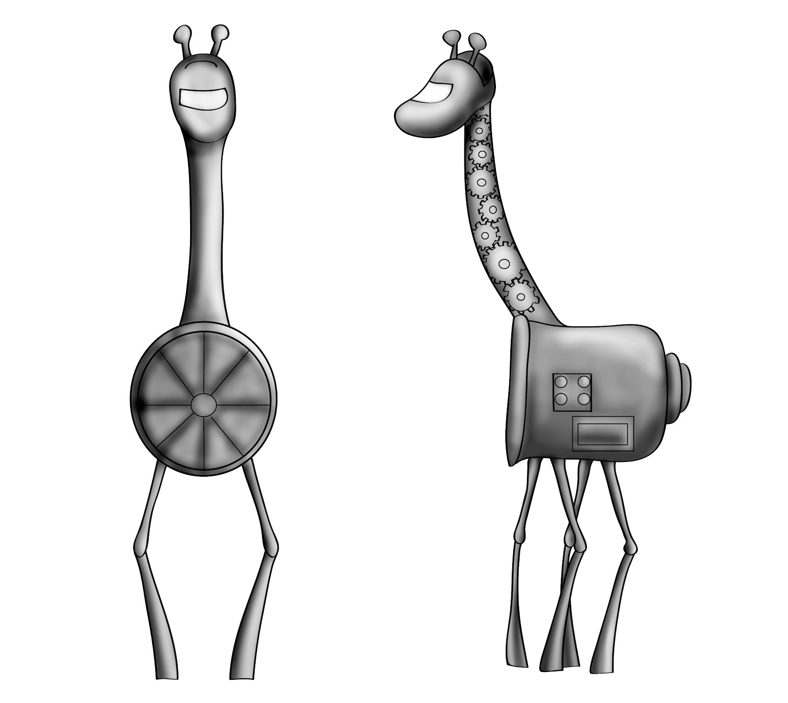 Does Art: Giraffe Robot