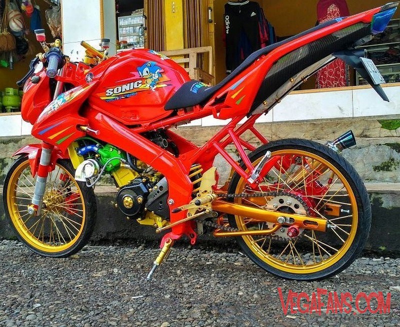 Vixion Jari Jari Warna Merah