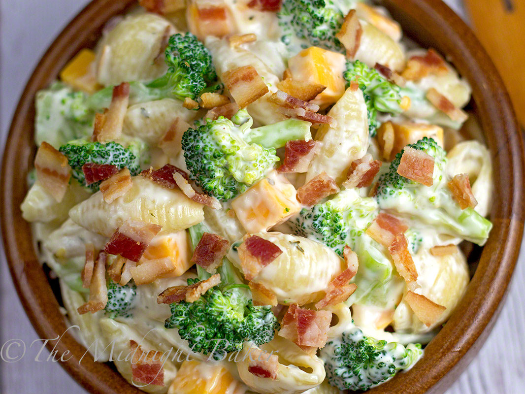 Loaded Pasta Salad The Midnight Baker Loaded Pasta Salad
