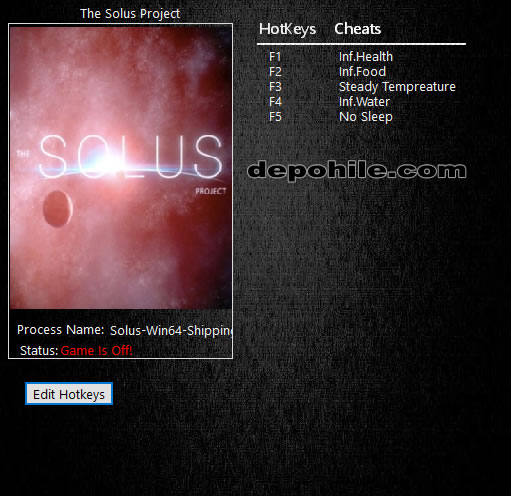 The Solus Project (PC) Su,Can +5 Trainer Hilesi İndir 2018