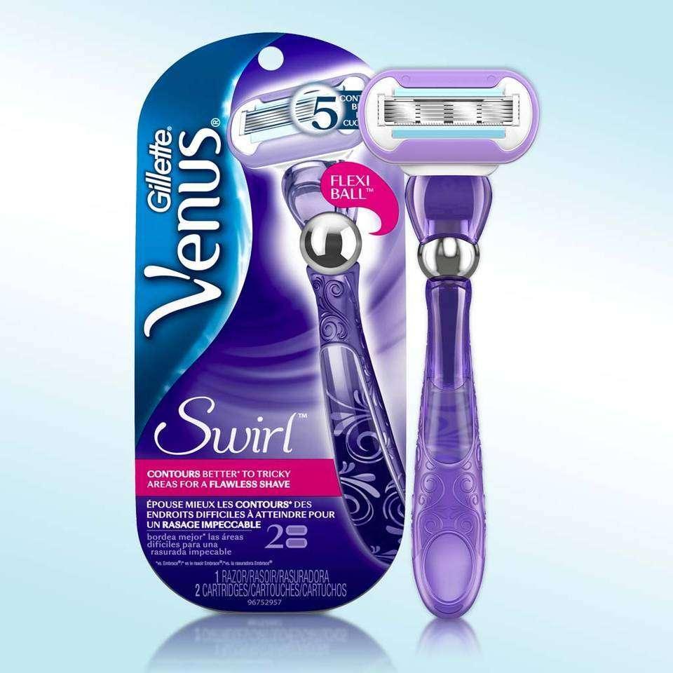 SweetyCook Gilette Venus Swirl Rasierer & Satin Care Violet Swirl