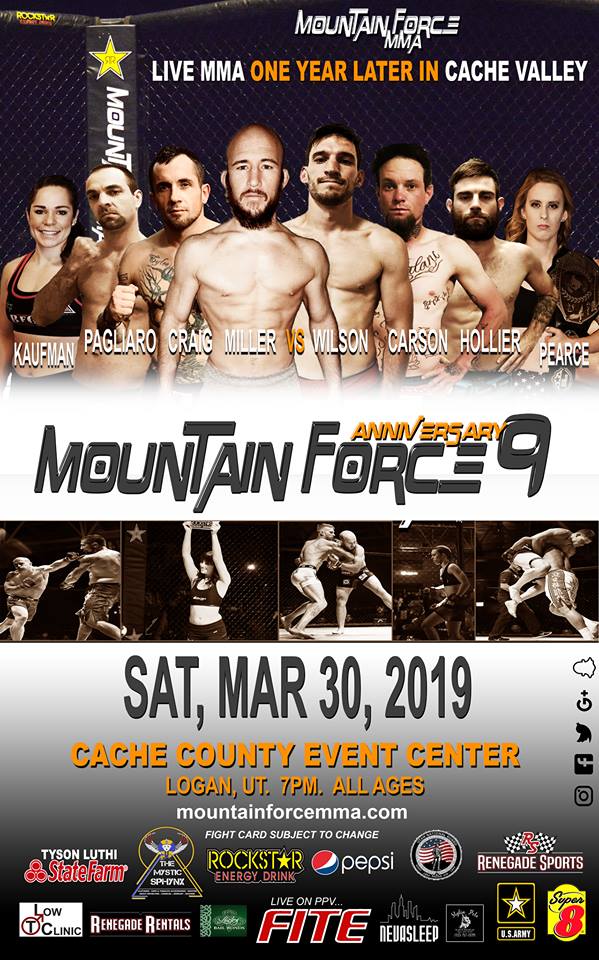 Utah MMA and Boxing March 2019