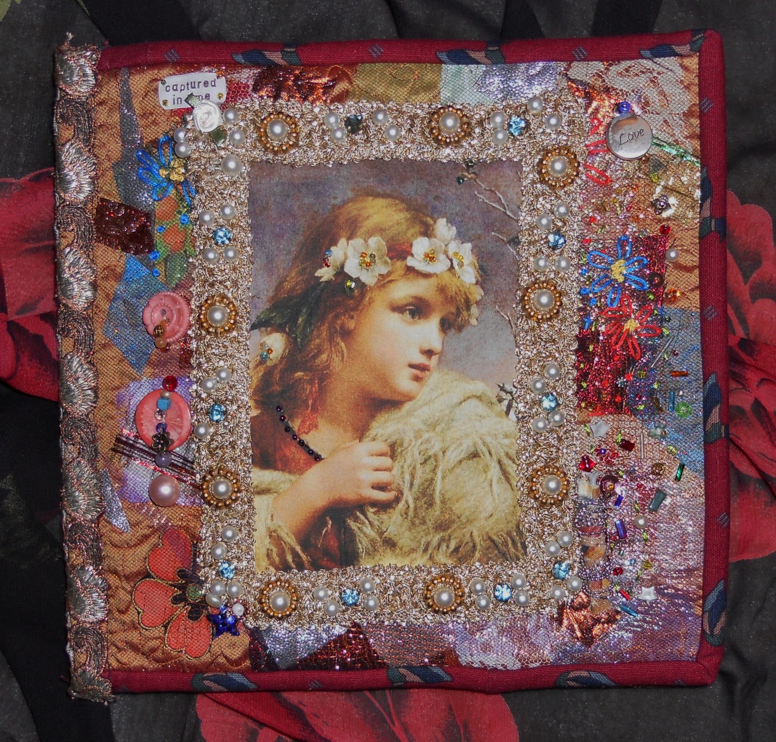 JUDYS FIBER ART: Textile Book: Peace On Earth